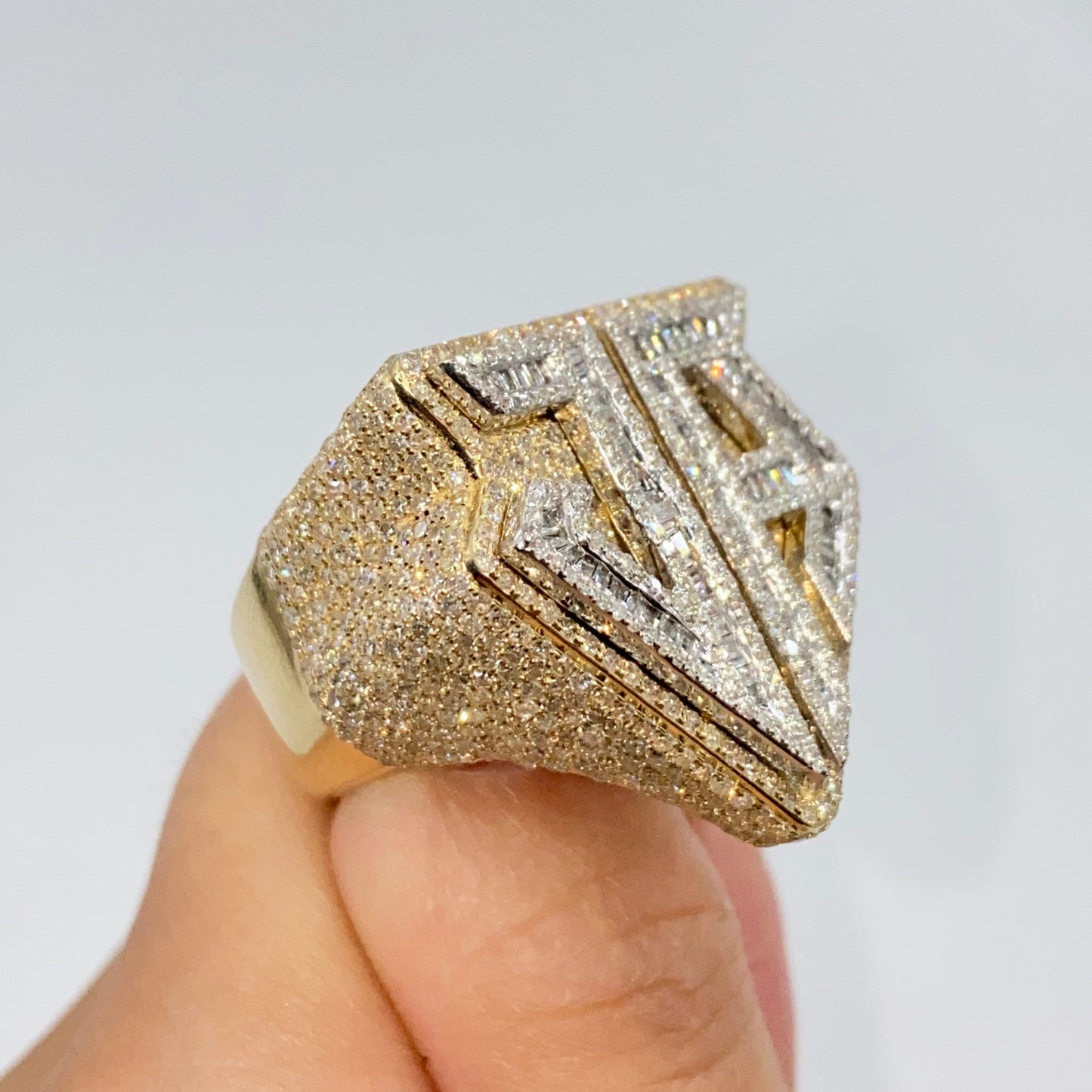 14K Custom Championship Diamond Ring