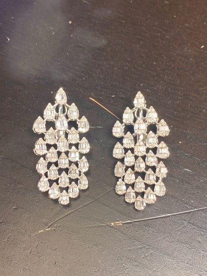 14K Bridal Chandelier Earrings