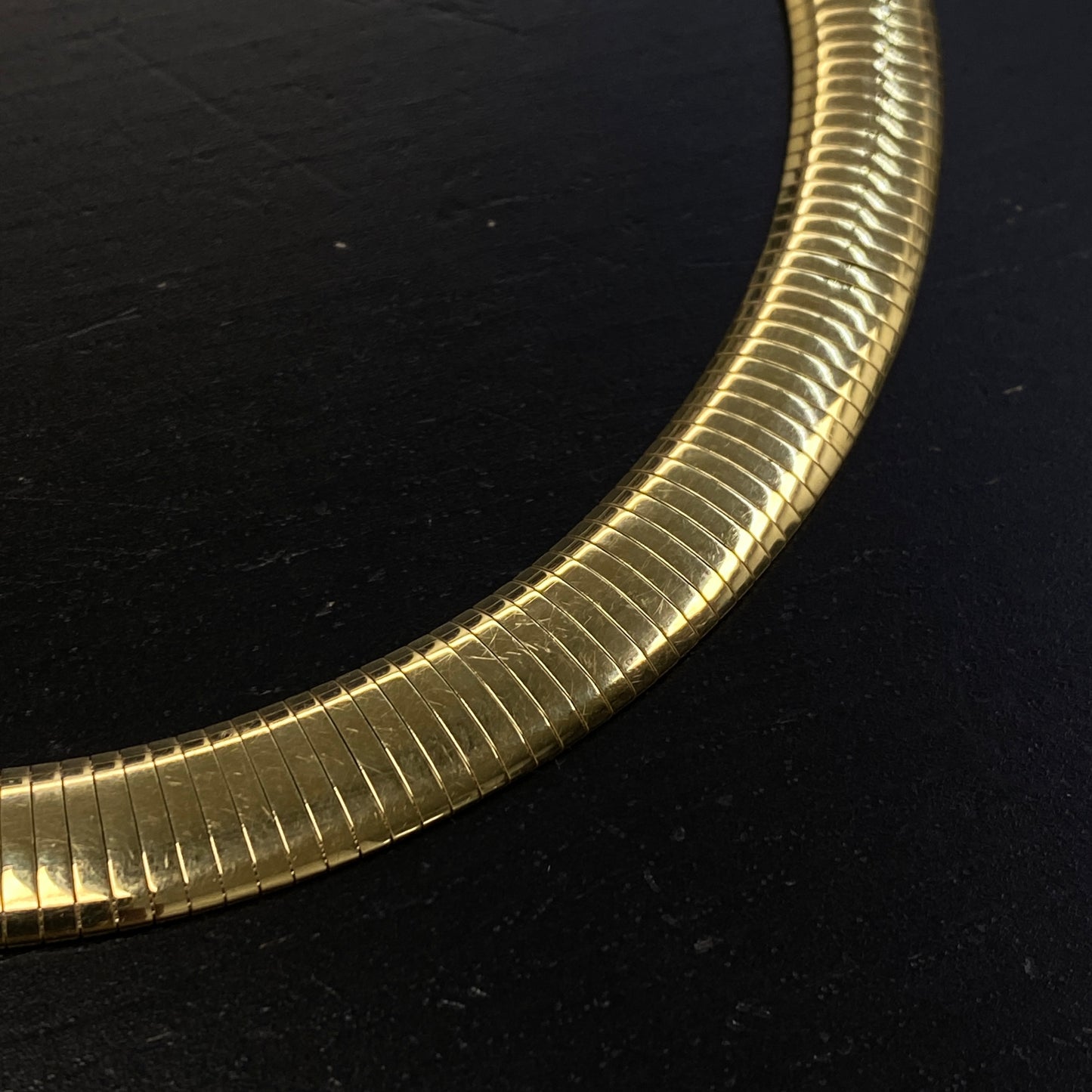 14K 12.5MM Italian Herringbone Snake Chain