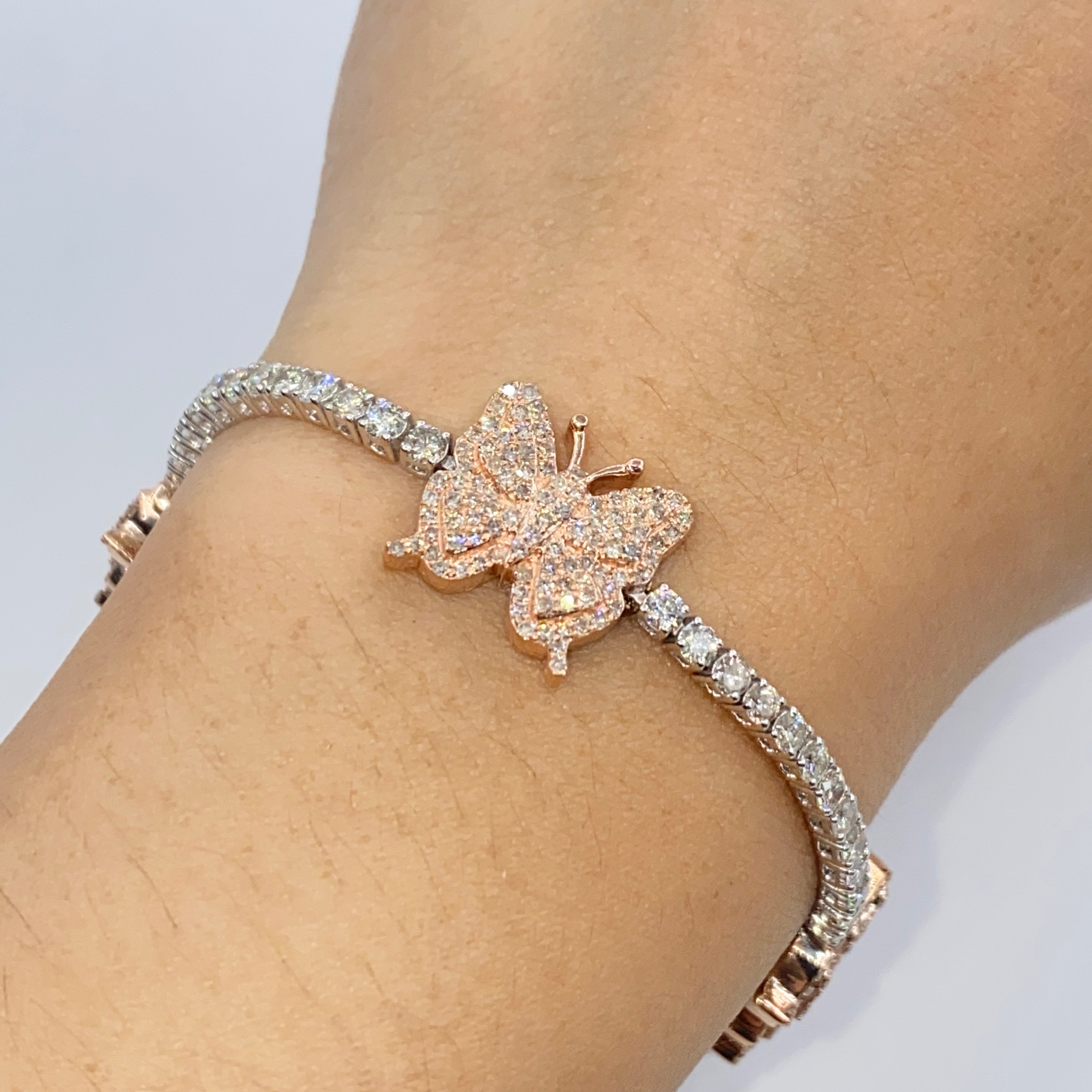 Tennis 2024 bracelet butterfly