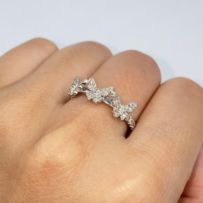 14K Hashira Butterfly Diamond Ring