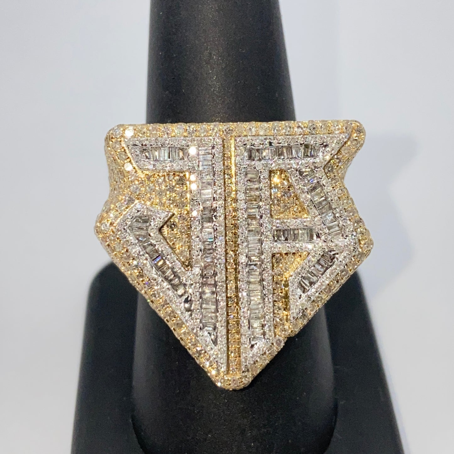 14K Custom Championship Diamond Ring