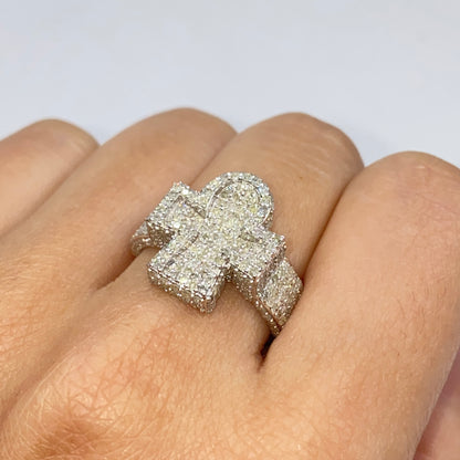 14K Ankh Diamond Ring