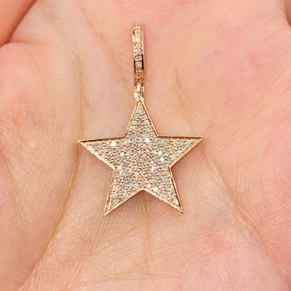 14K World Star Diamond Pendant