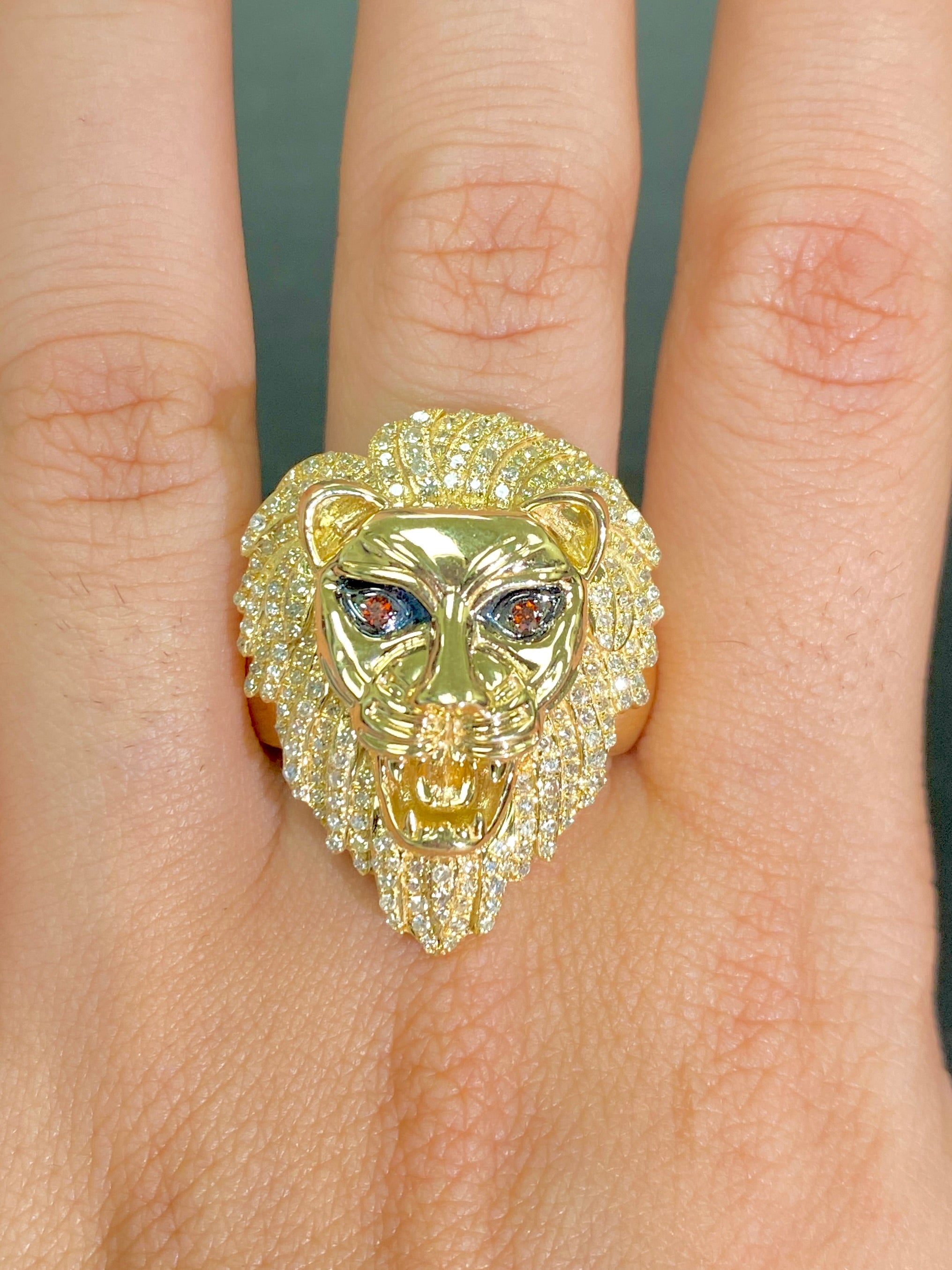 J crew hot sale lion ring