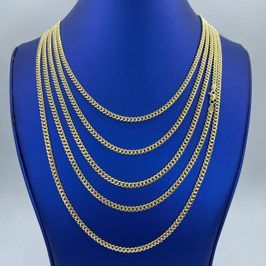 10K 4.5MM Miami Cuban Link Chain 16-24"