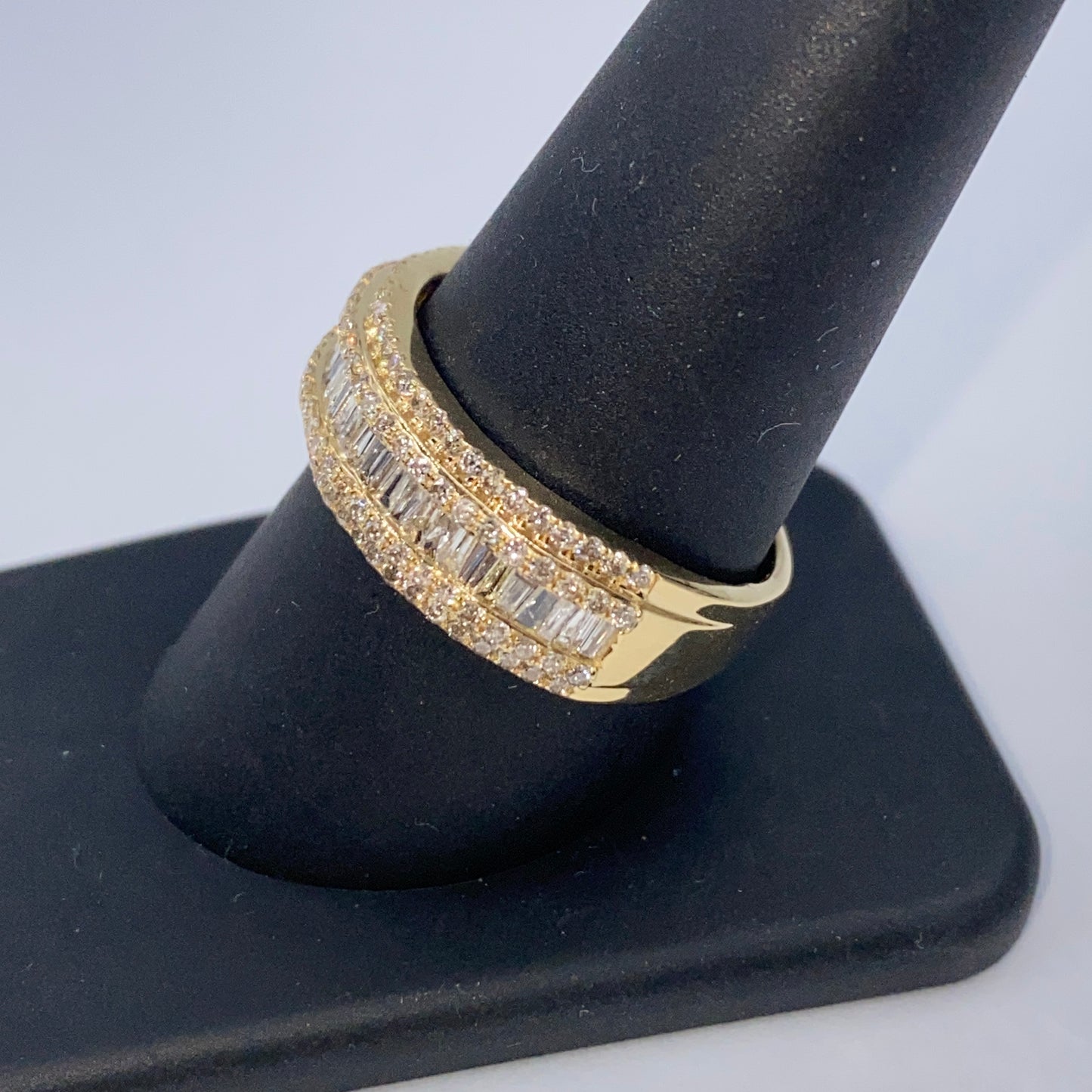 14K Succession Diamond Baguette Ring