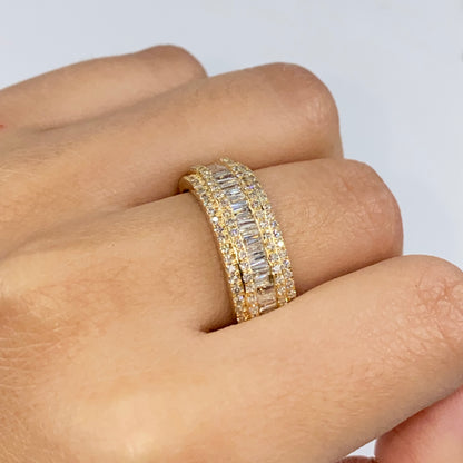 14K Succession Diamond Baguette Ring