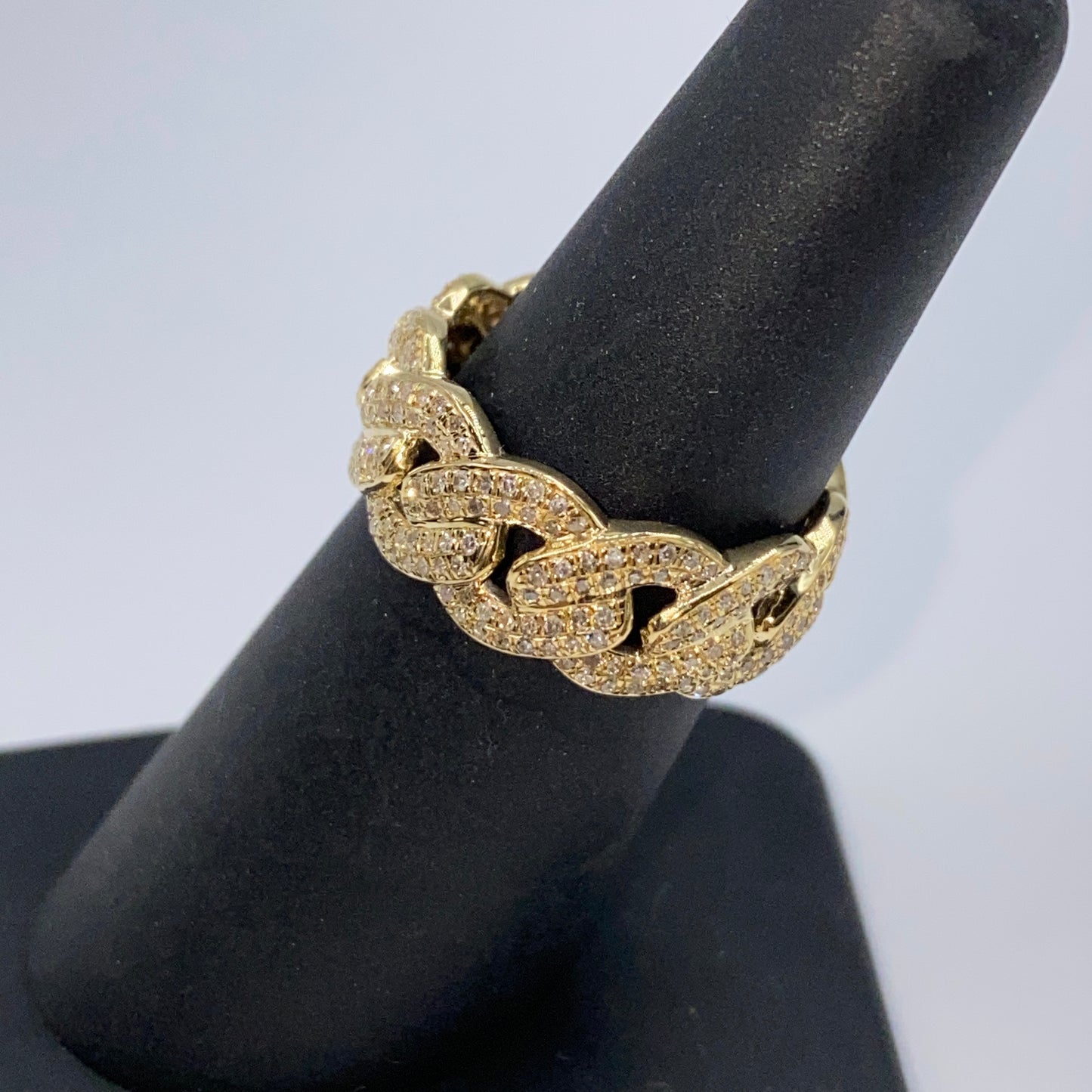 Cuban Link Infinity Diamond Ring