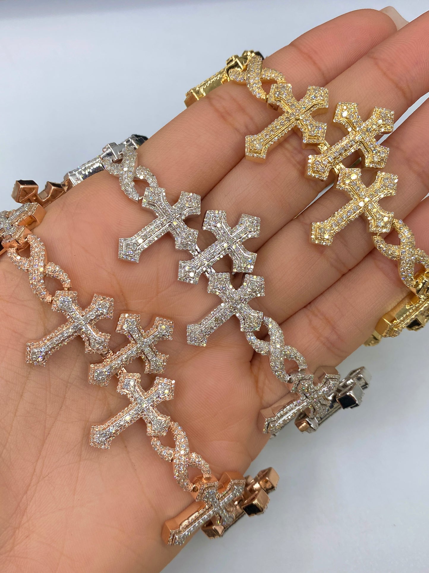 Triple Infinity Cross Bracelet