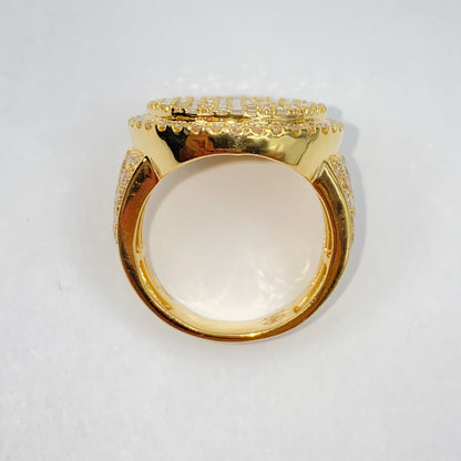 14K 22.3M Circle Diamond Ring