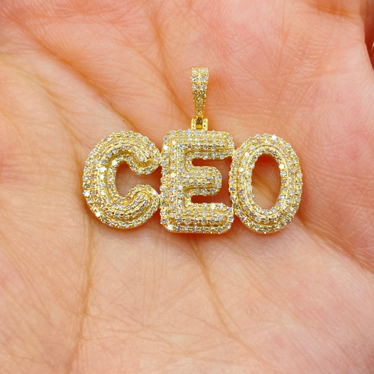 10K CEO Diamond Pendant