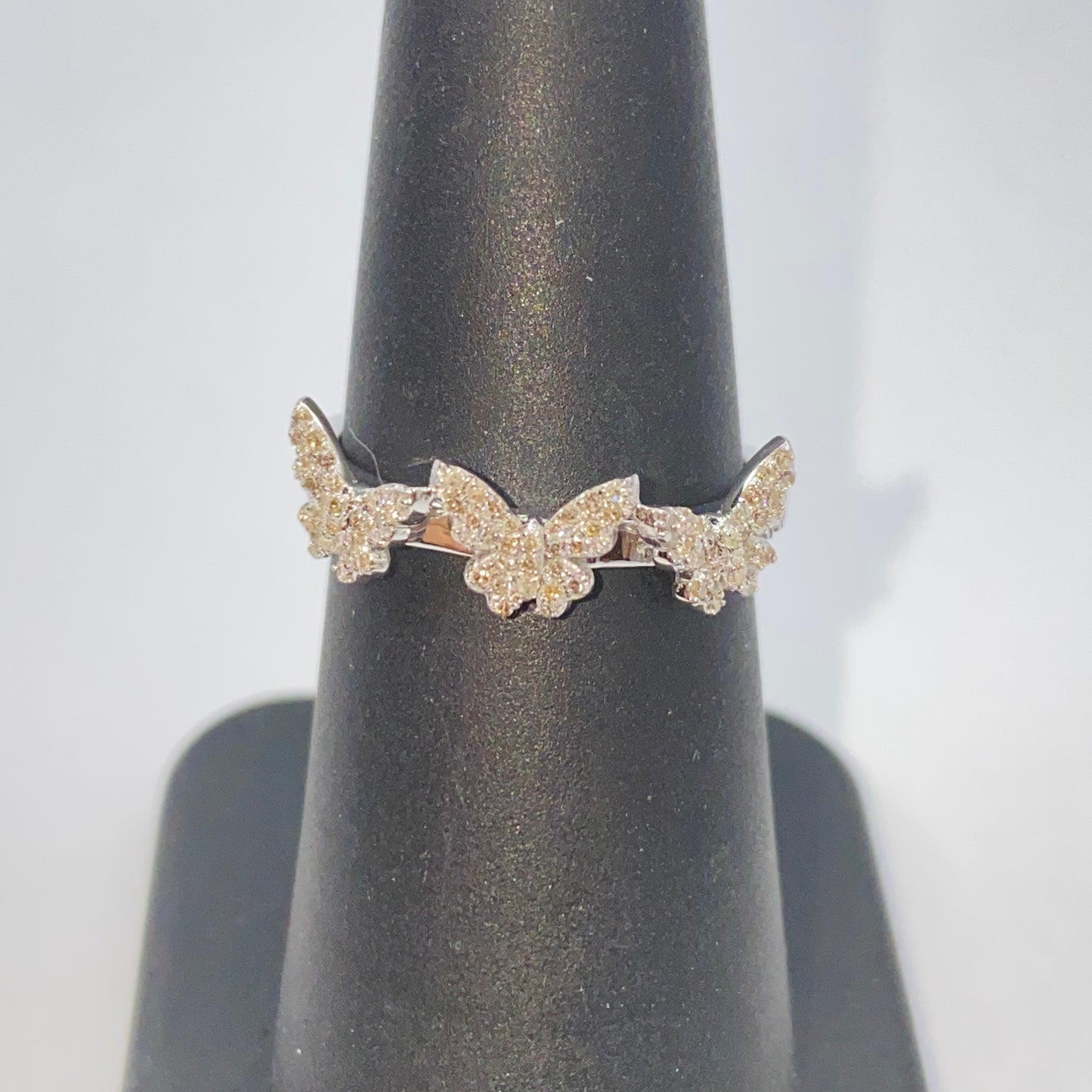 14K Hashira Butterfly Diamond Ring