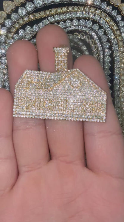 14K Custom Priceless Traphouse Pendant