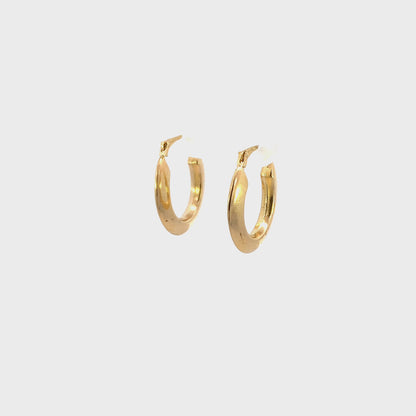 14K Charlotte Hoop Earrings