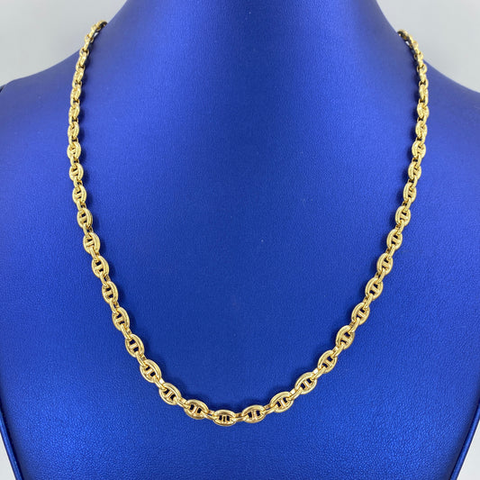 14K 5.5MM Mariner Link Chain 20"