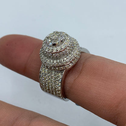 14K Royal Cake Diamond Ring