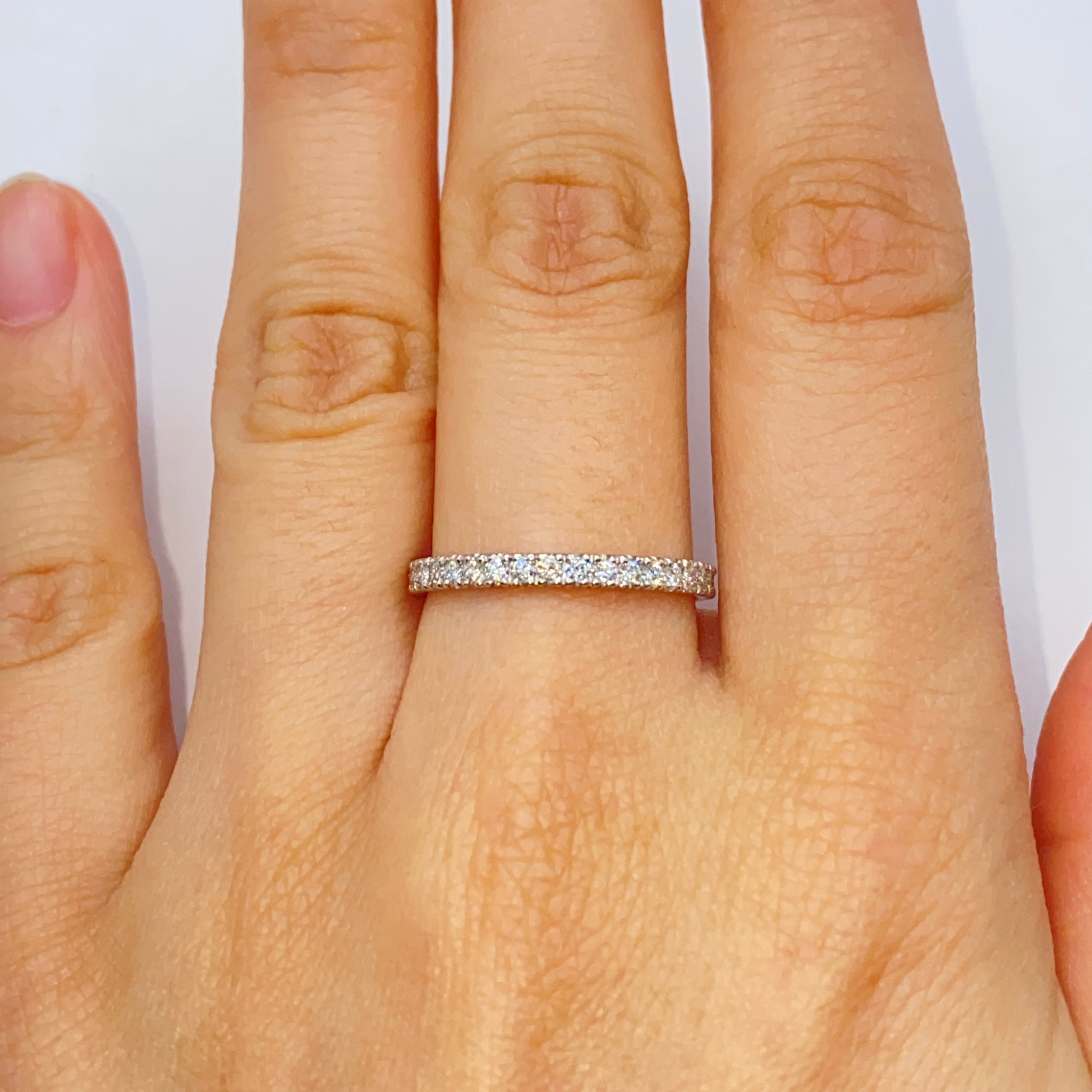 Diamond White Gold Infinity Ring