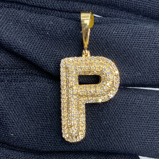 Initial P Bubble Pendant