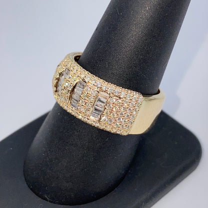 10K Righteous Diamond Baguette Ring