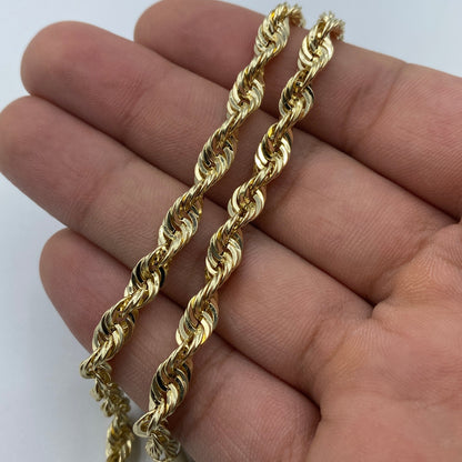 14K 5.6MM Rope Chain 16"