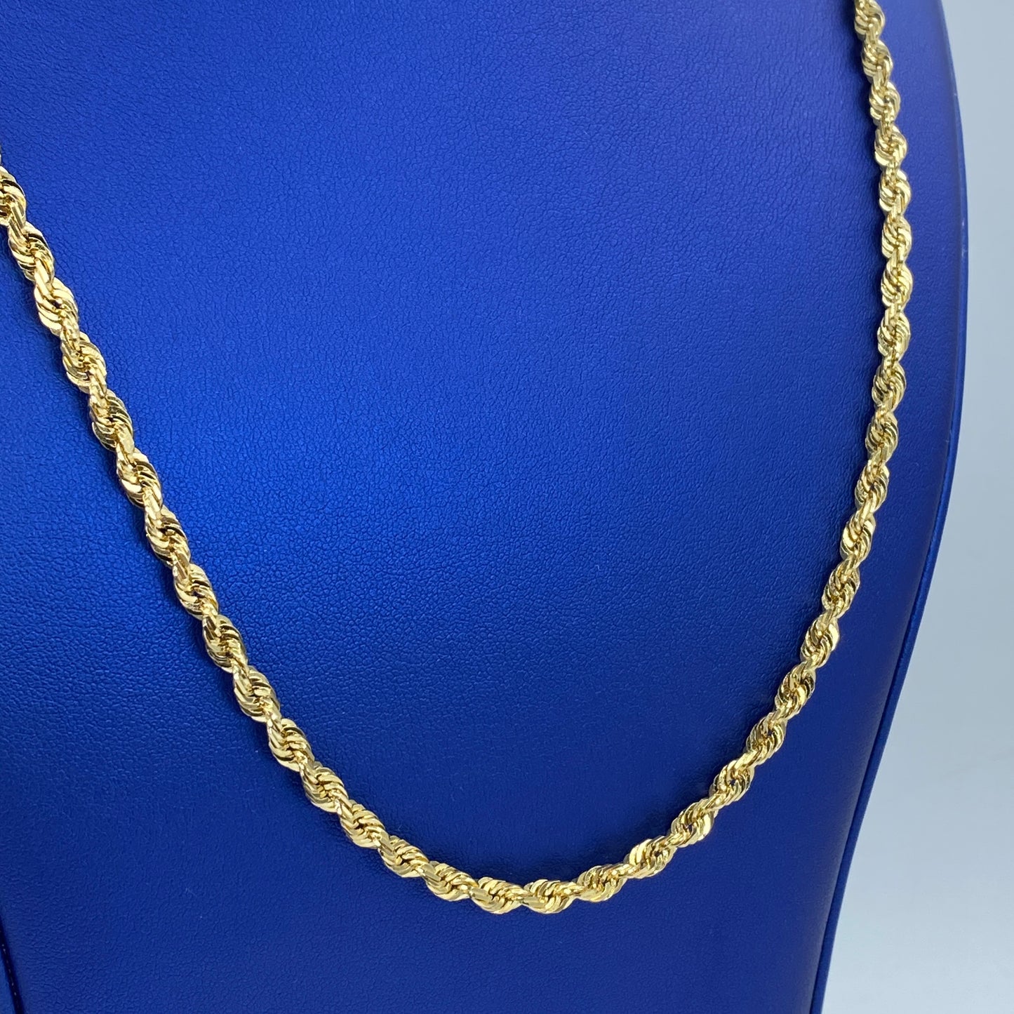 10K 4MM Rope Chain 23"