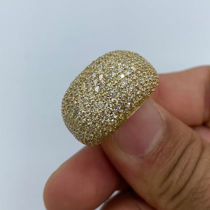 10K Jumbo Dome Diamond Ring