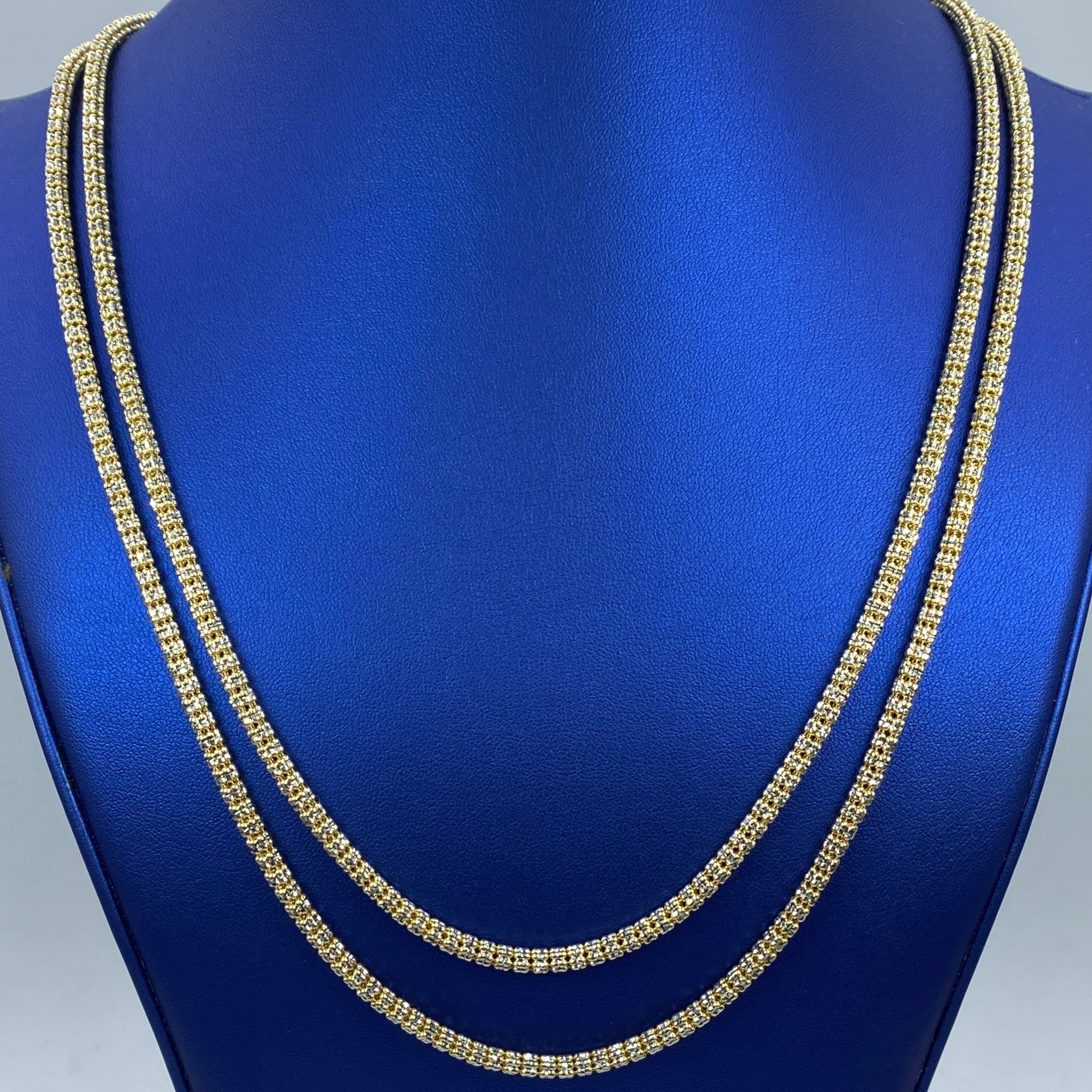 10K 4.3MM Ice Chain 22-24