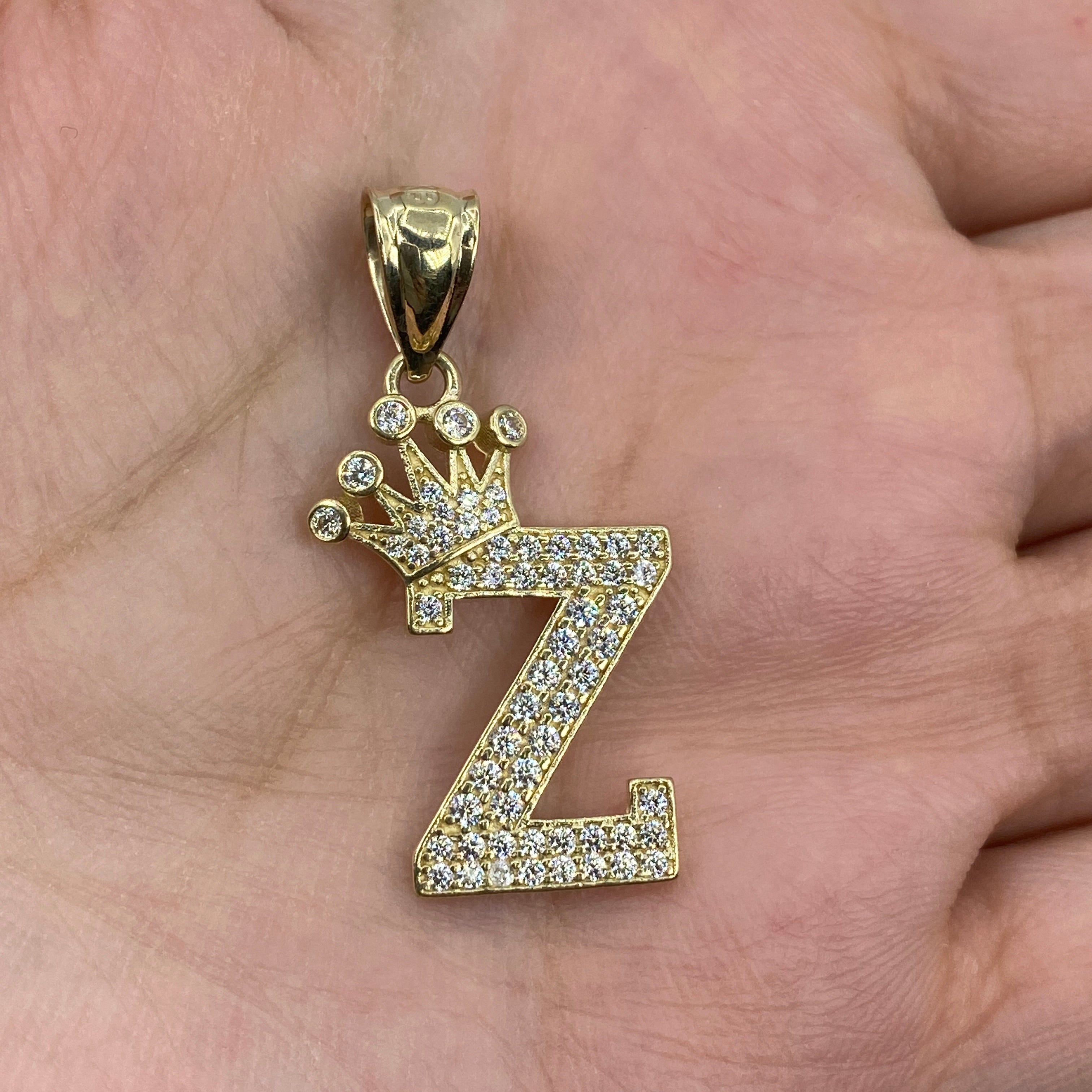 Crown letter store pendant