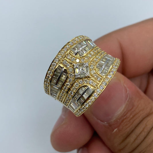 14K Champion Diamond Baguette Ring