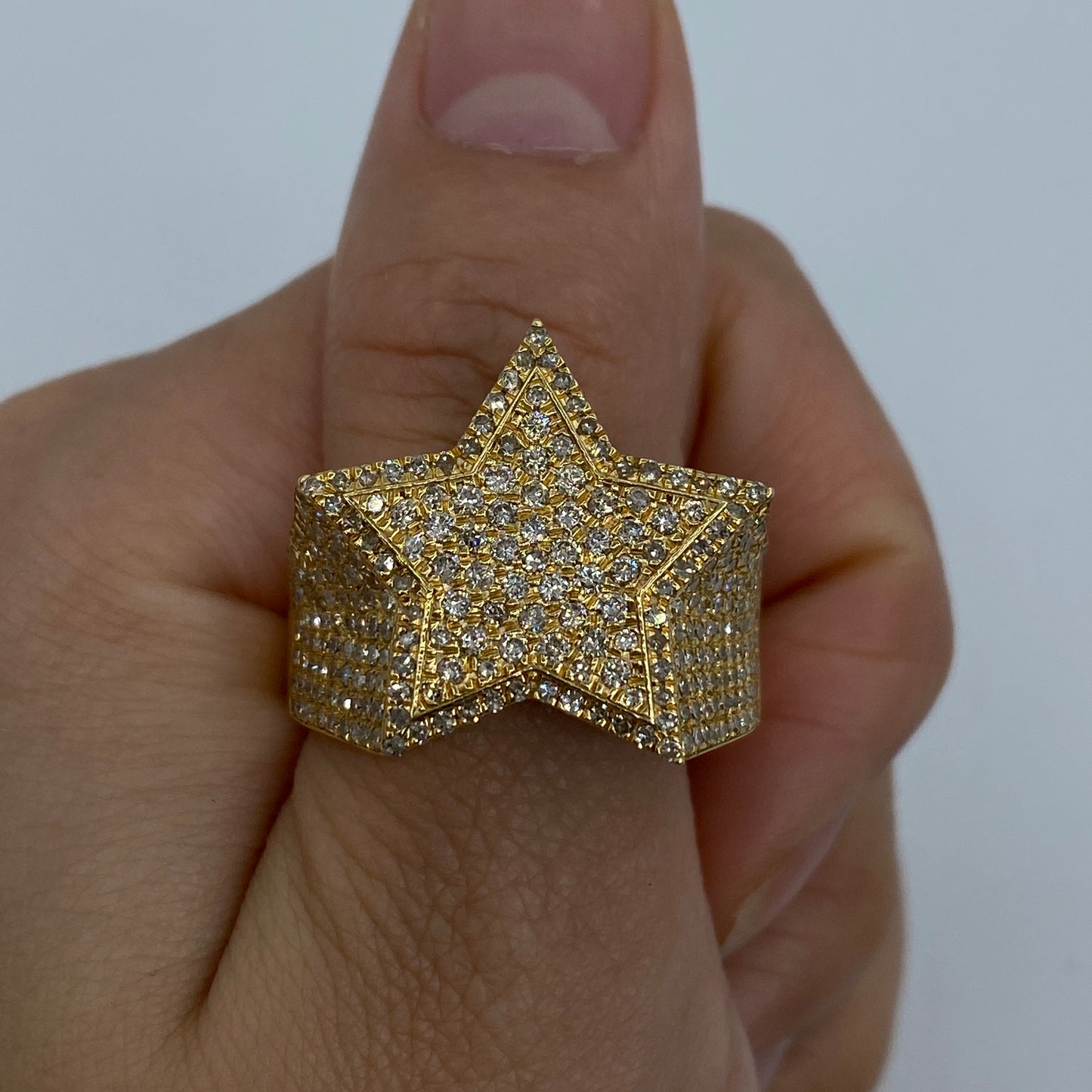 14K Rising Star Diamond Ring