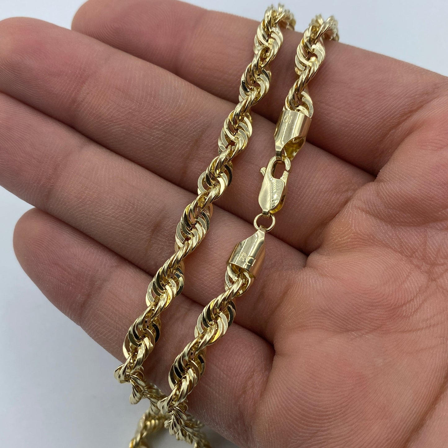 14K 5.6MM Rope Chain 16"