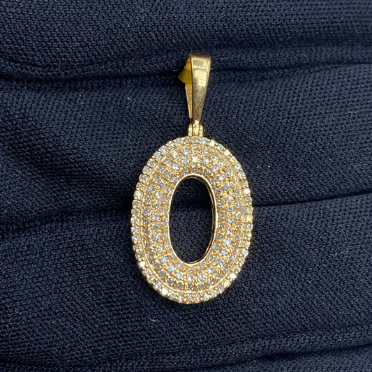 Initial O Bubble Pendant