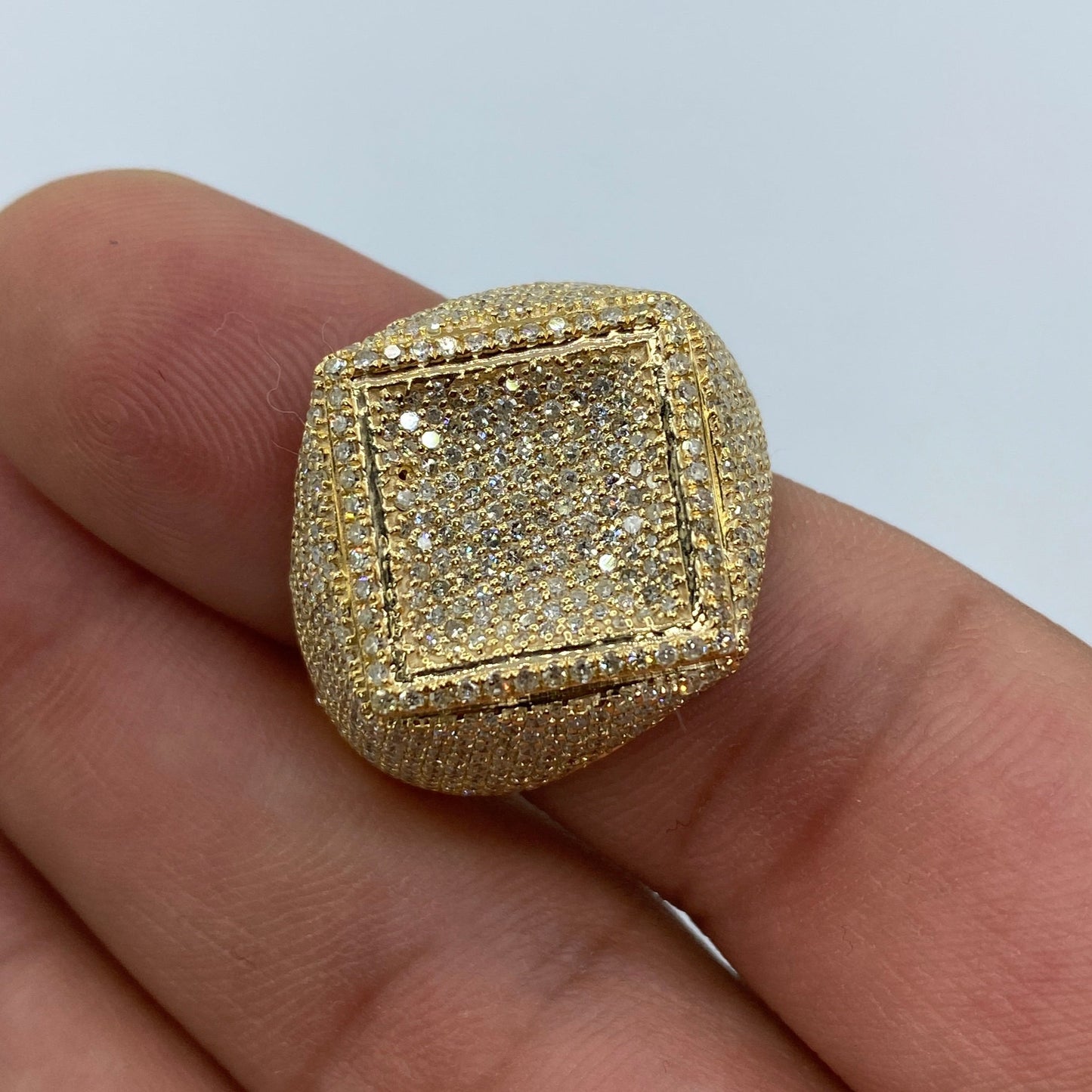 10K Treasure Map Diamond Ring
