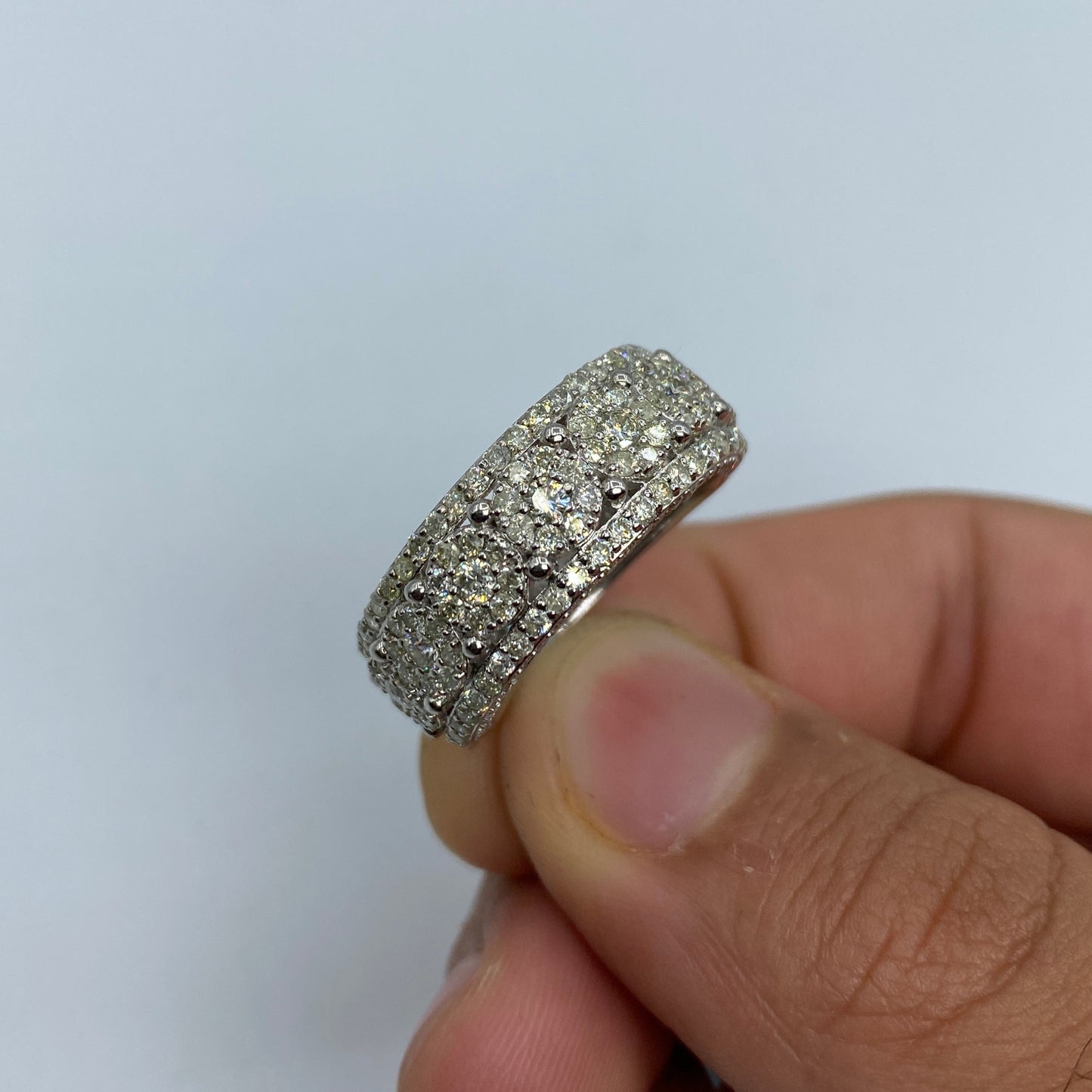 14K Flower Diamond Ring