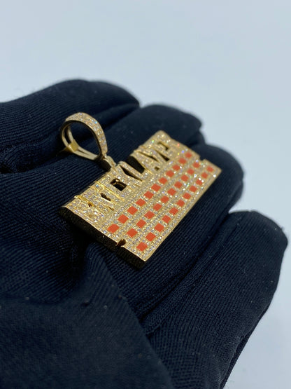 Bricklayer Red Pendant