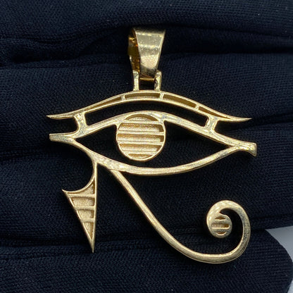10K Egyptian Eye Pendant