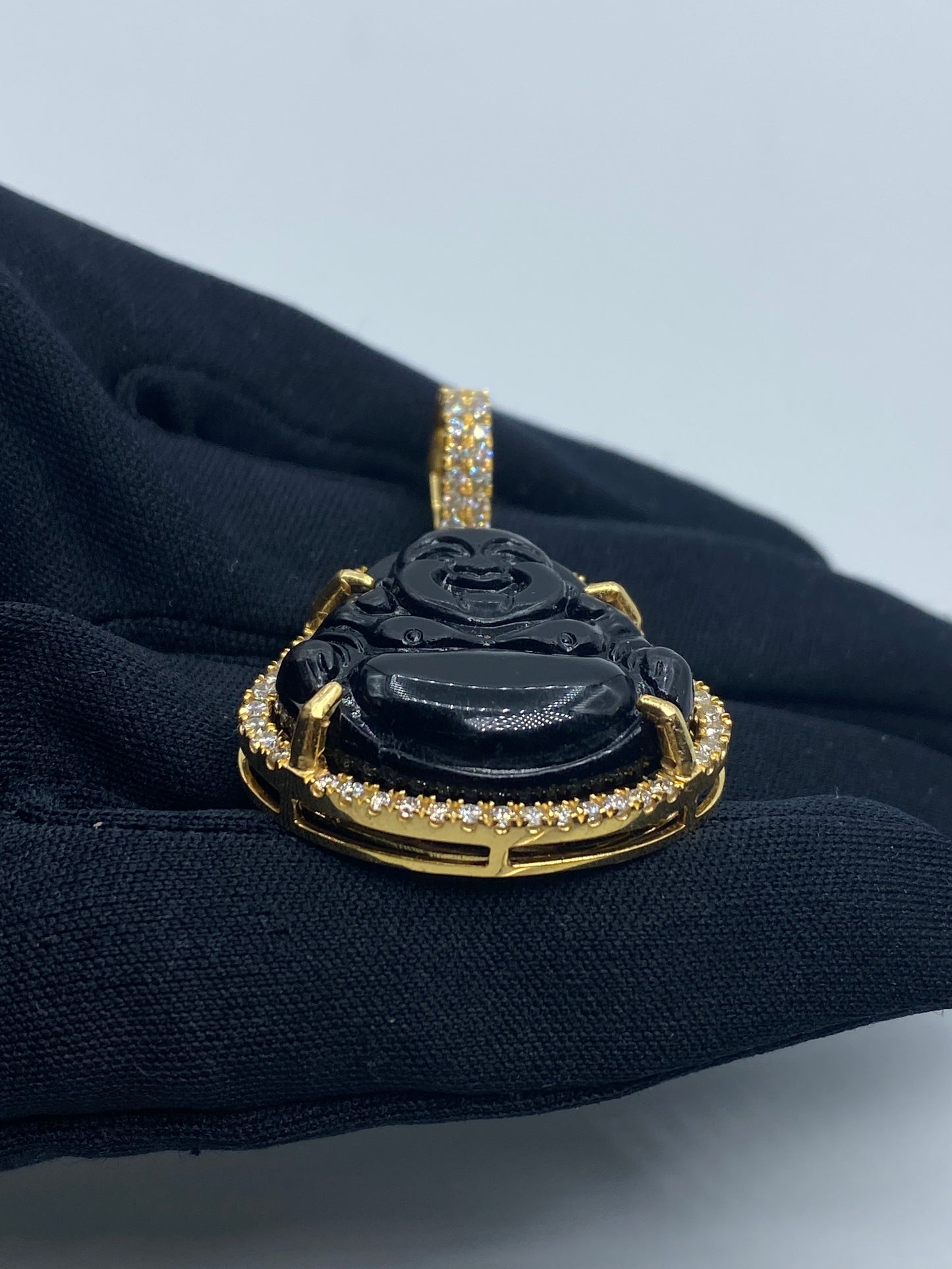 Black Buddha Pendant