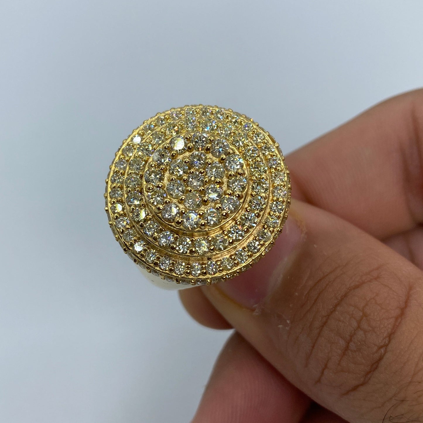 14K Circle Olympus Diamond Ring