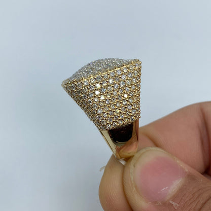 14K Square Forever Diamond Ring