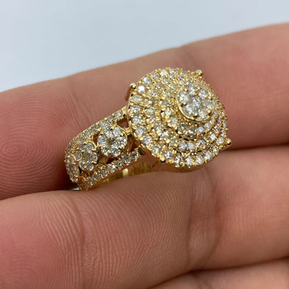 10K Paradise Cake Diamond Ring