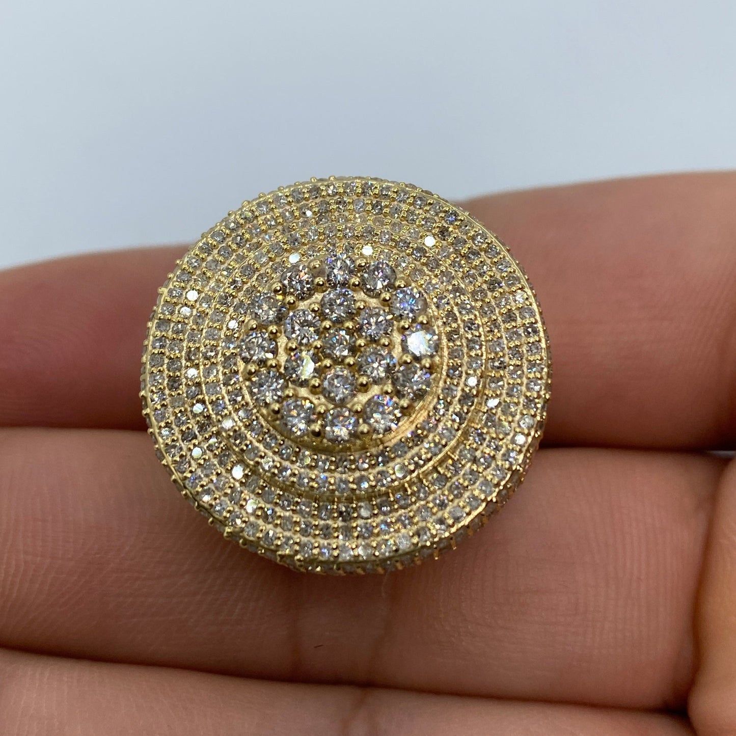 10K Circle Olympus Diamond Ring