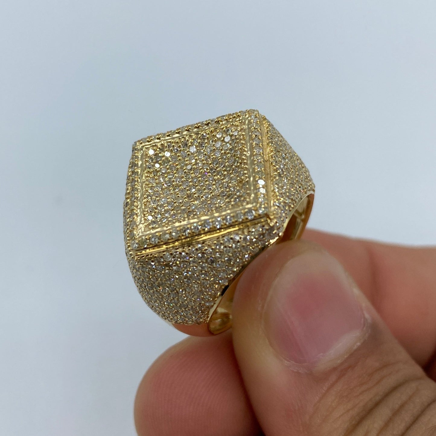 10K Treasure Map Diamond Ring