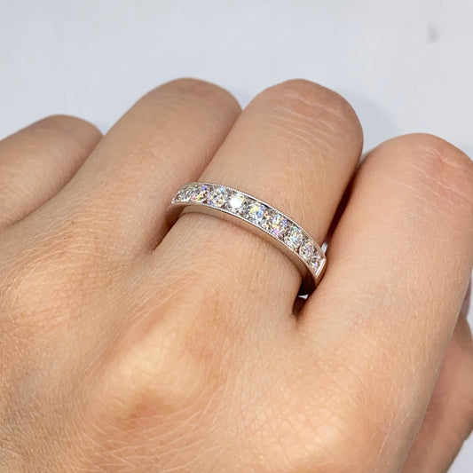 18K Jumbo Pavé Diamond Ring
