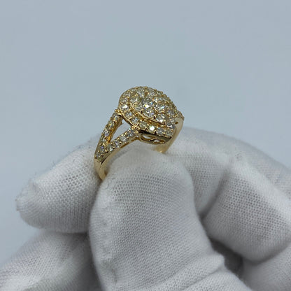 14K Pear Shape Diamond Engagement Ring