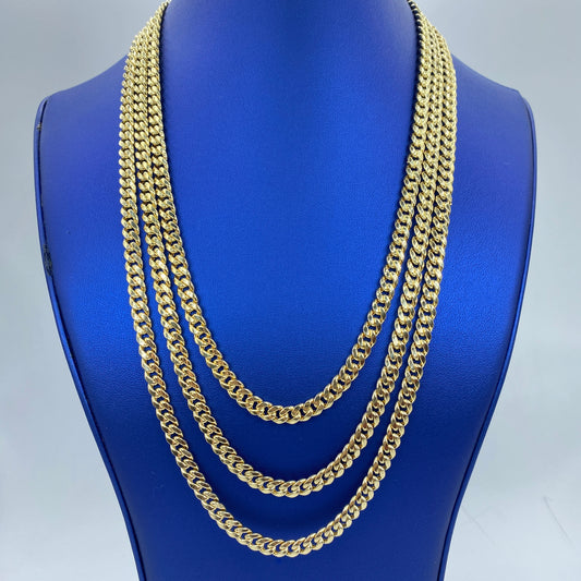 14K 6MM Cuban Link Chain 20-24"