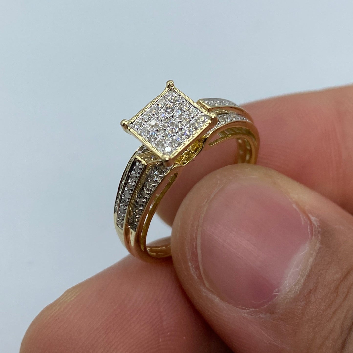 10K Athena Diamond Engagement Ring