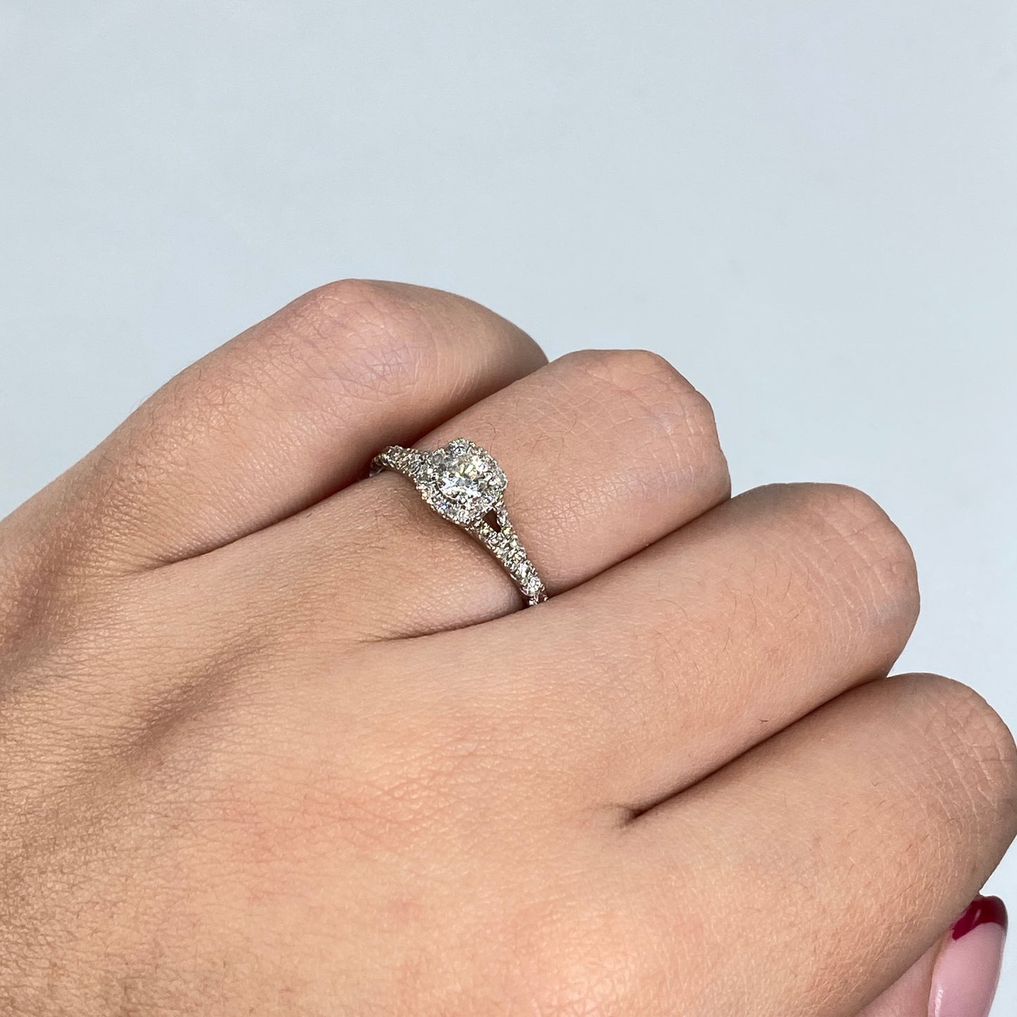 14K Diamond Beloved Engagement Ring