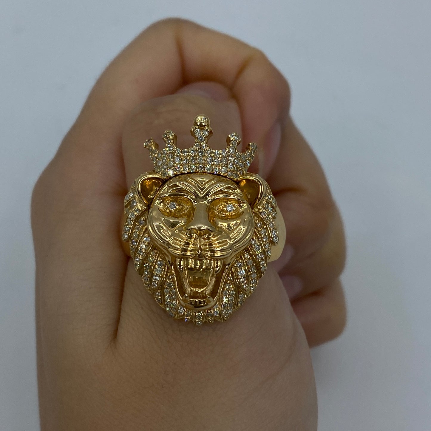 14K King of the Jungle Diamond Ring