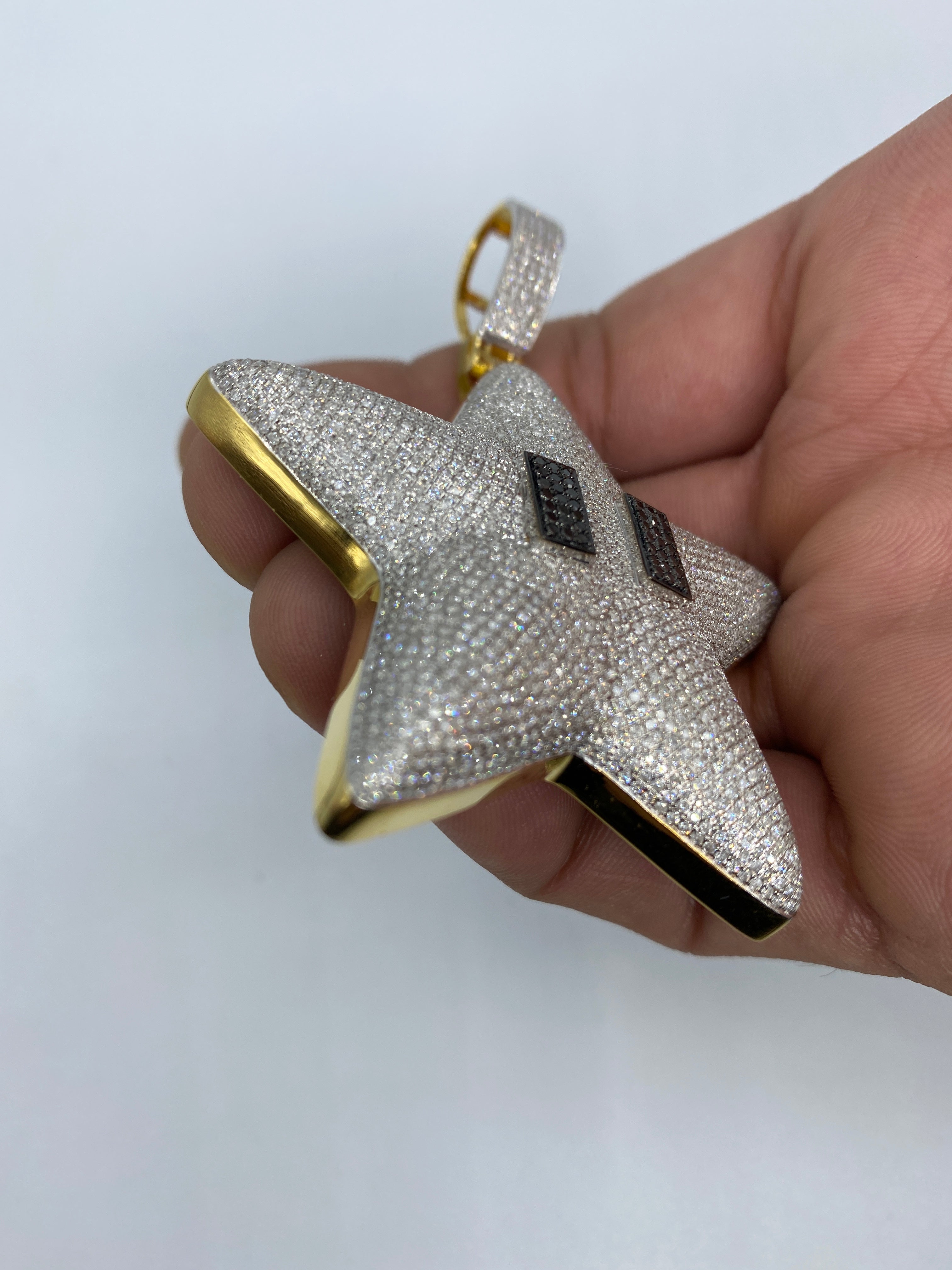 Iced out hot sale mario star